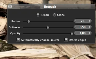 Retouch tool