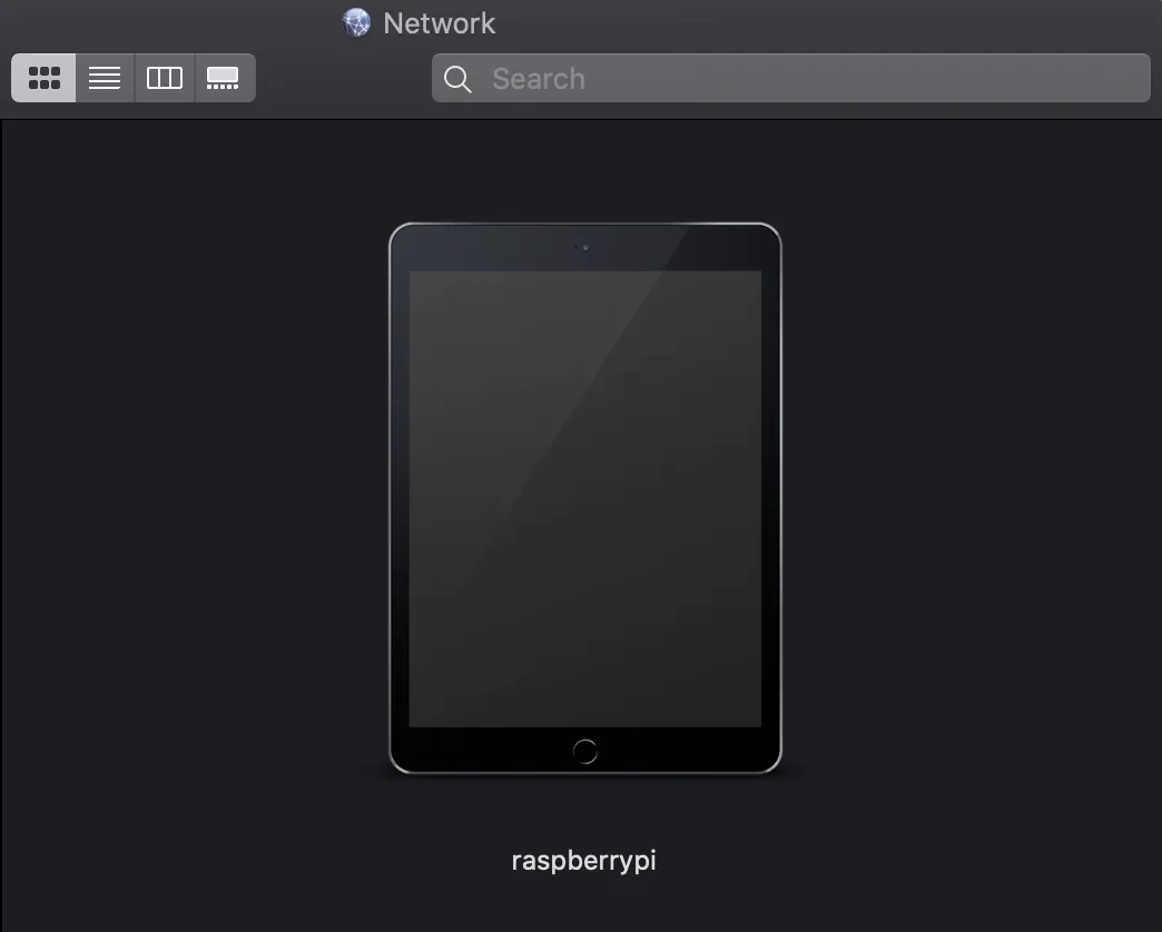 Raspberry Pi showing up as iPad